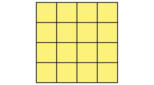 正方形4x4