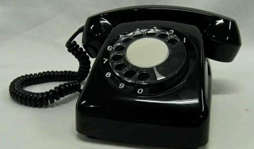 ダイヤル式電話
