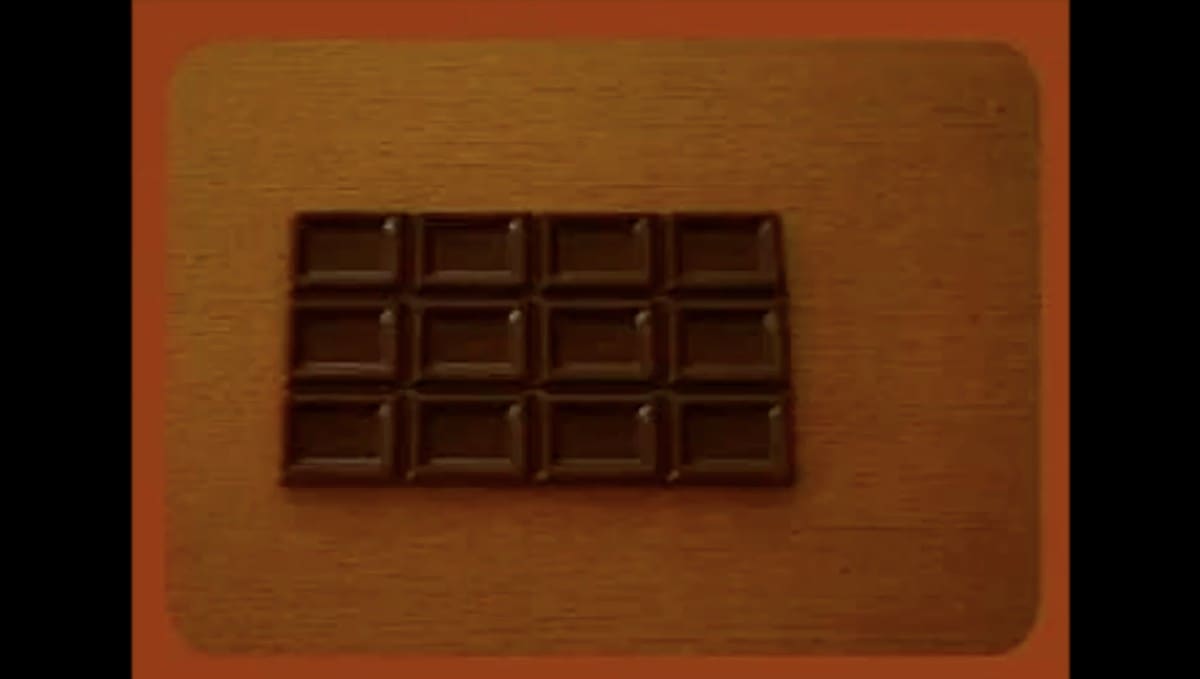【クイズ】板チョコを何回割ればよい？：０６５５【2021/02/10】