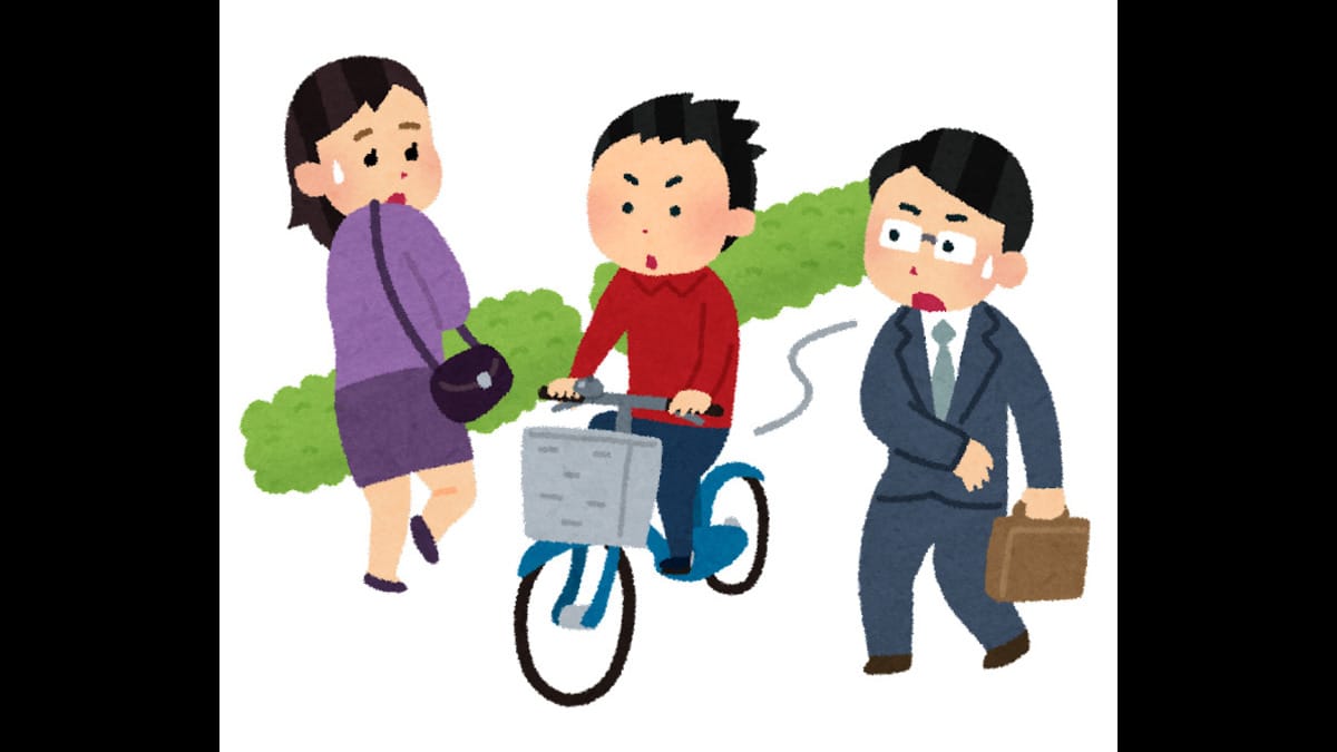 自転車用と歩行者用に分かれている道：世界まる見え！テレビ特捜部【2022/01/17】