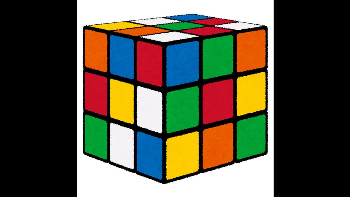 一瞬でルービックキューブの色を揃えるマジック：ノンストップ【2022/01/26】
